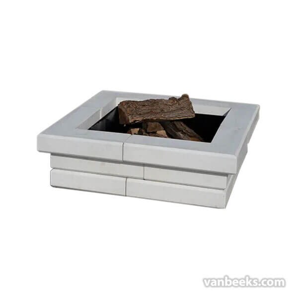 EDS Concrete Linear Square Fire Pit